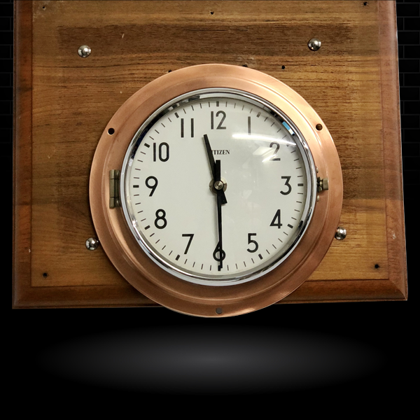 Refurbished Reclaimed Citizen Nautical Clock